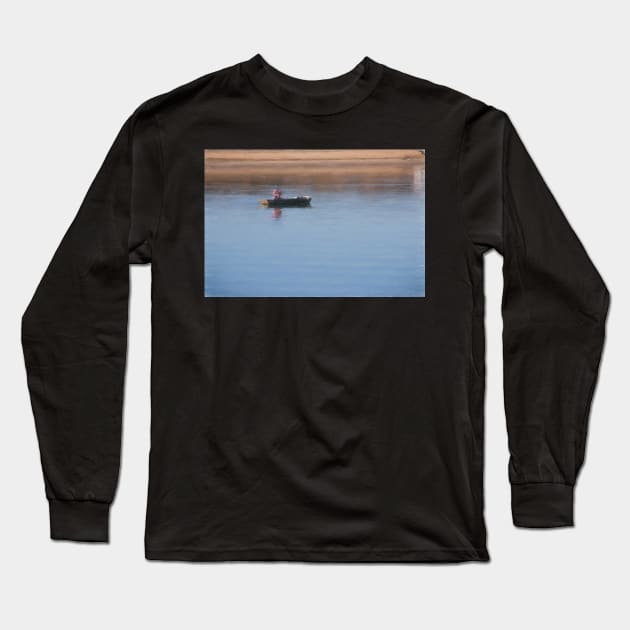 A day of fishing Long Sleeve T-Shirt by randymir